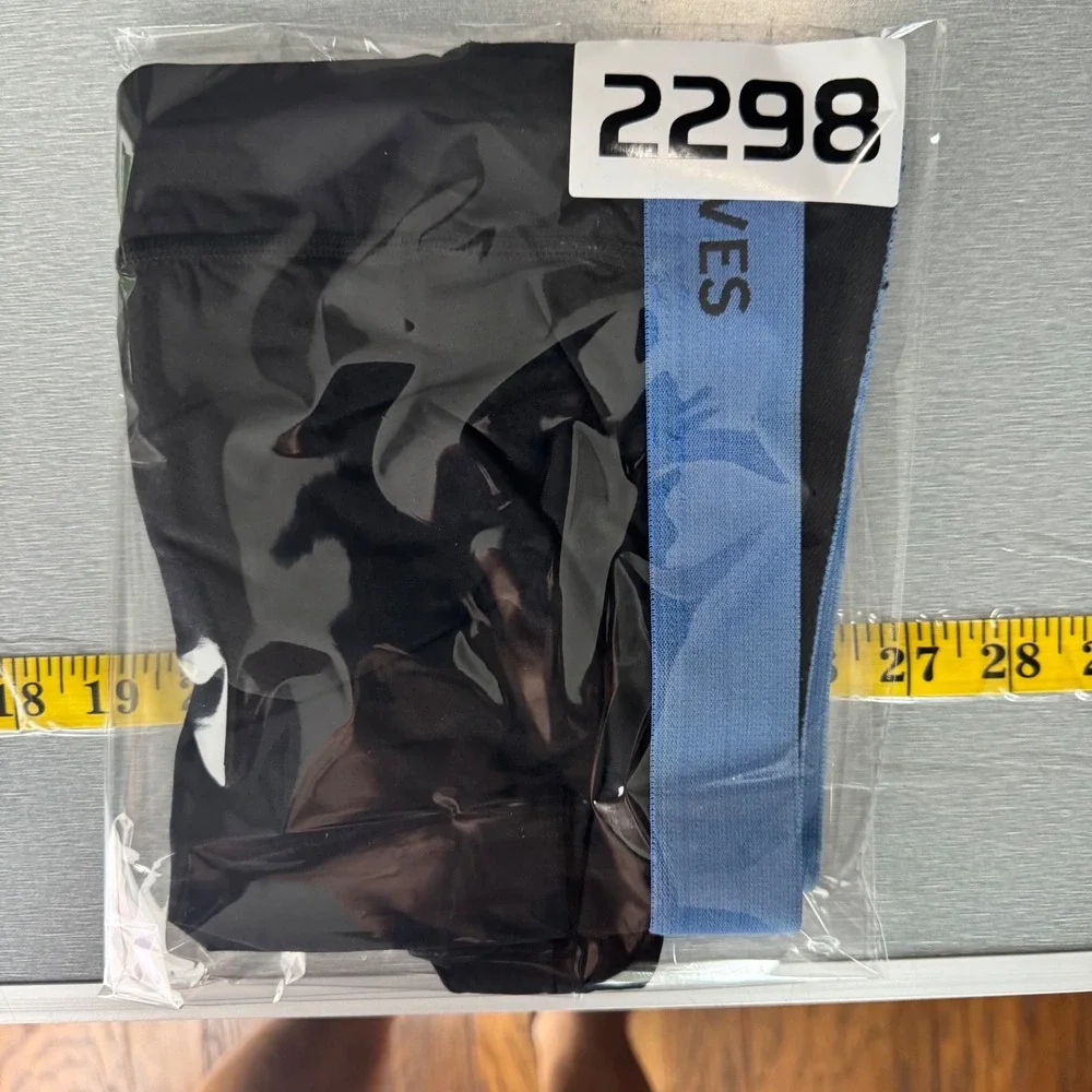 Pair of Thieves Men Black Boxer Briefs Athletic‎ Performance Stretch Size Large